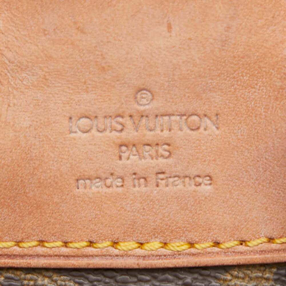 LOUIS VUITTON Brown Monogram Leather Backpack - Picture 11 of 12